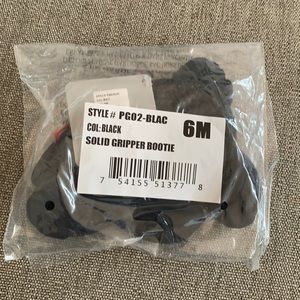 6M NEW Black Zutano Booties